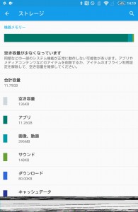 Xperia Z1の内部ストレージ